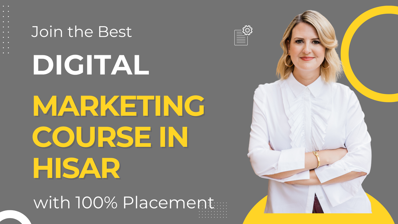 Join the best digital marketing course in hisar with 100% placement
