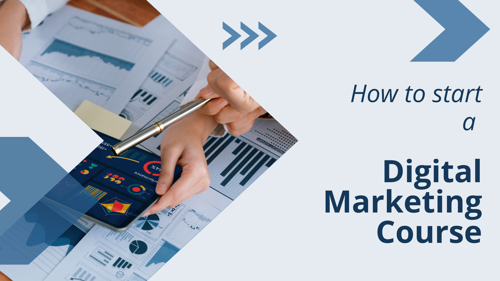 how to start a digital marketing course