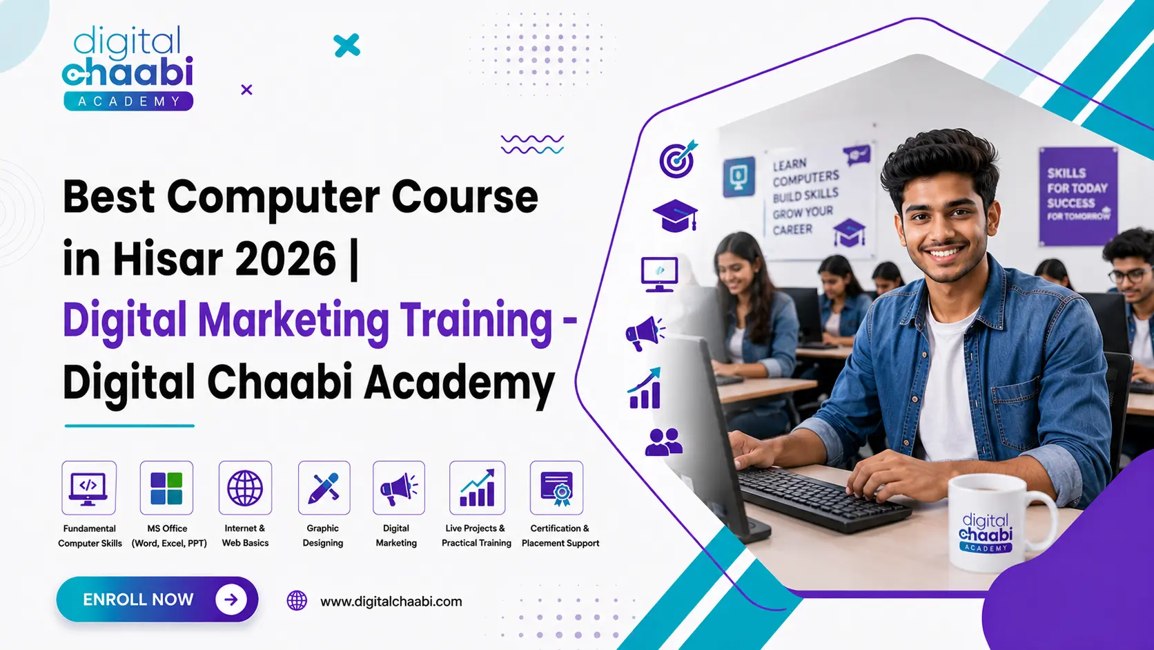 Best Computer Course in Hisar 2026 | Digital Marketing Training – Digital Chaabi Academy