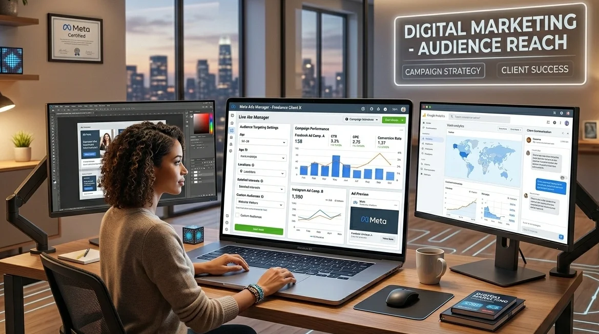 Freelance jobs using facebook ads skills