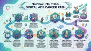 career options after performance marketing course including paid ads specialist and digital marketing jobs