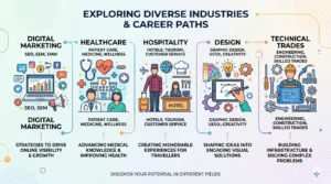 top industries offering skill based jobs after 12th