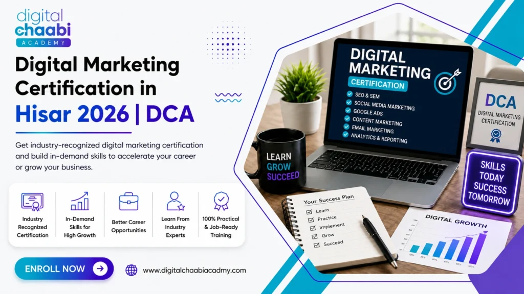 Digital Marketing Certification in Hisar 2026 | DCA