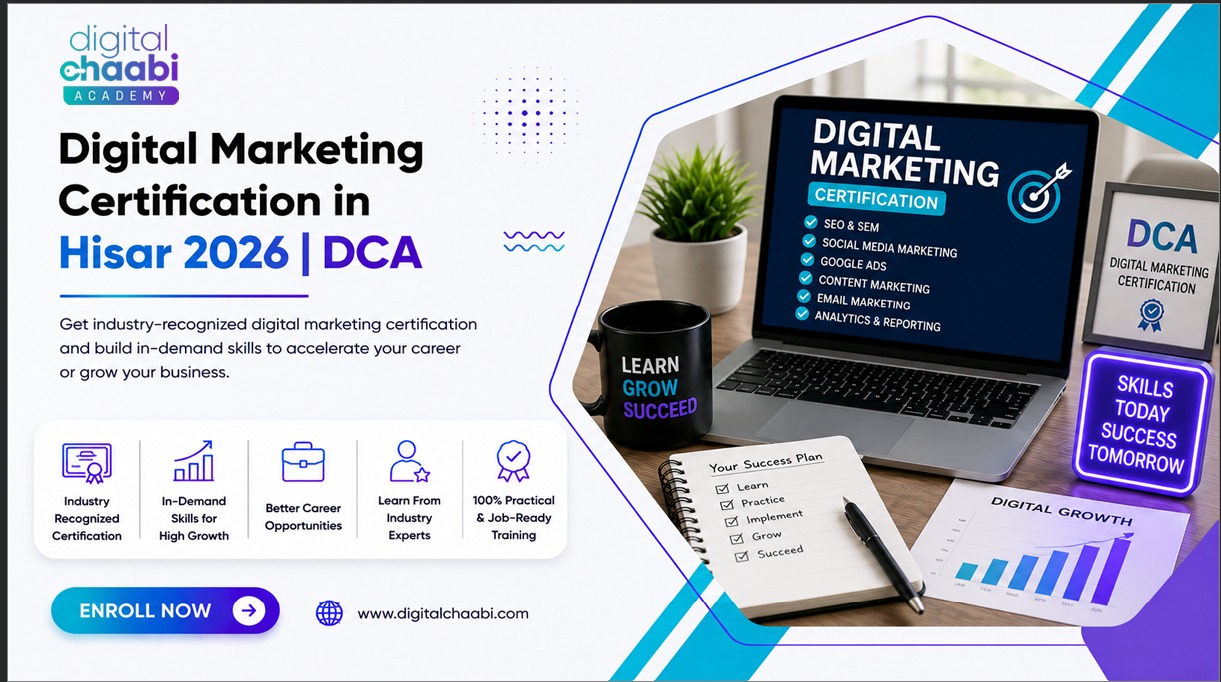 Digital Marketing Certification in Hisar 2026 DCA