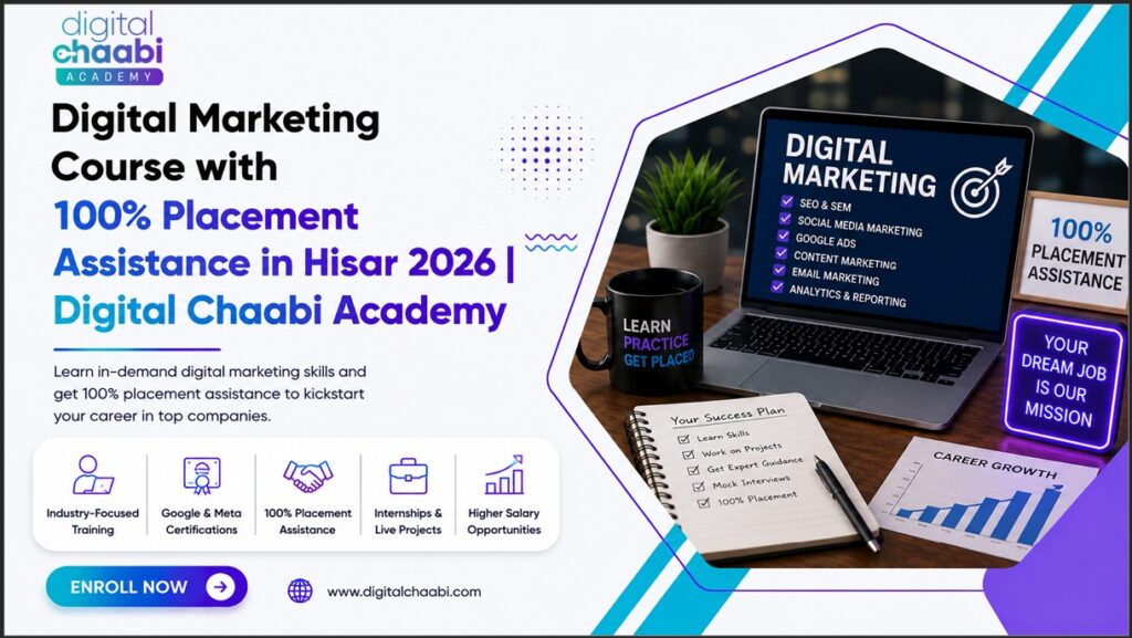 Digital Marketing Course with 100% Placement Assistance in Hisar 2026 Digital Chaabi Academy