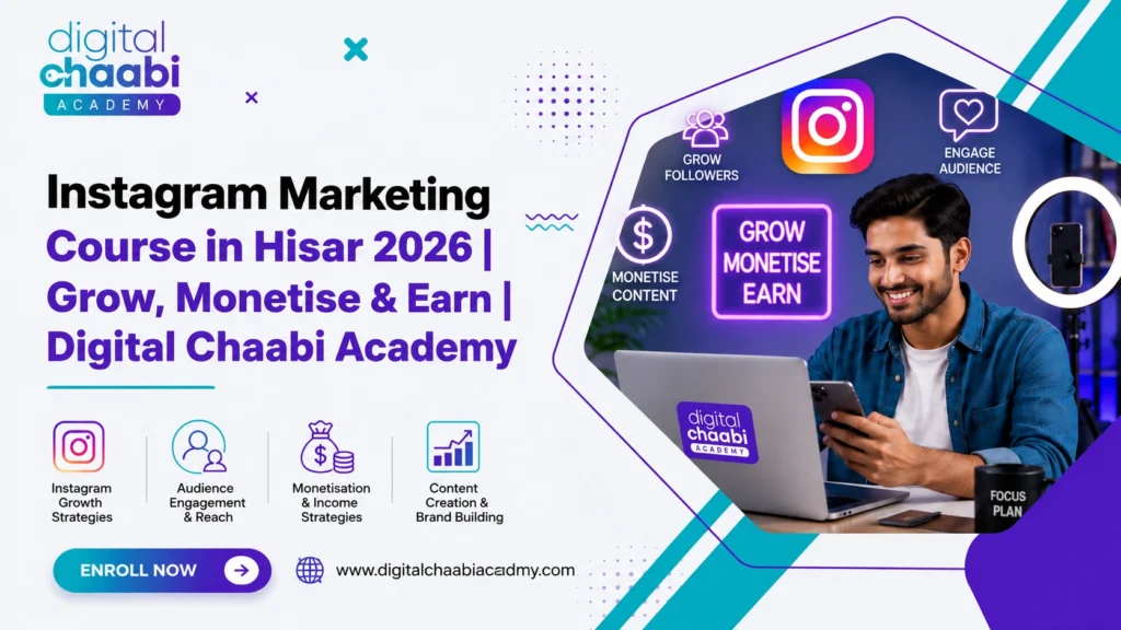 Instagram Marketing Course in Hisar 2026 | Grow, Monetise & Earn | Digital Chaabi Academy