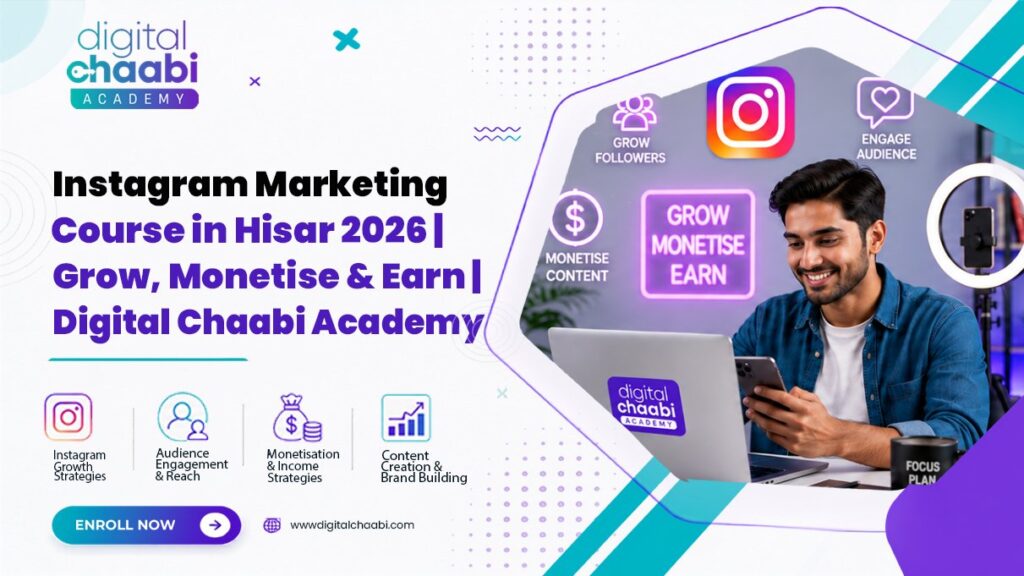 Instagram Marketing Course in Hisar 2026 Grow, Monetise & Earn Digital Chaabi Academy