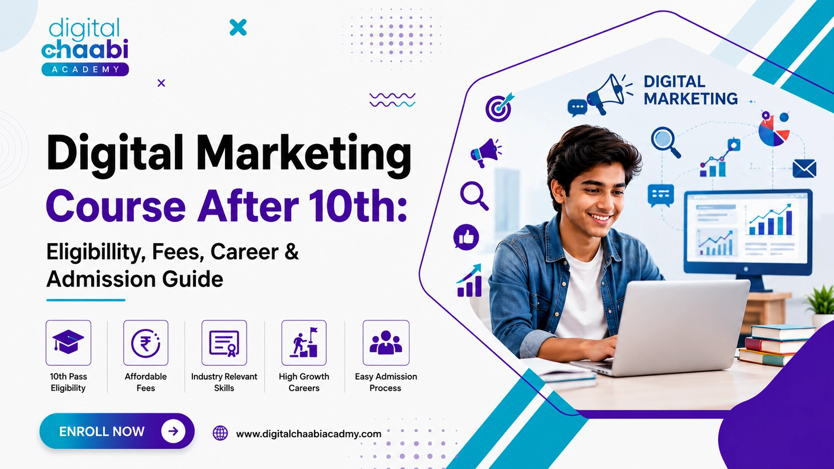 Digital Marketing Course After 10th: Eligibility, Fees, Career & Admission Guide
