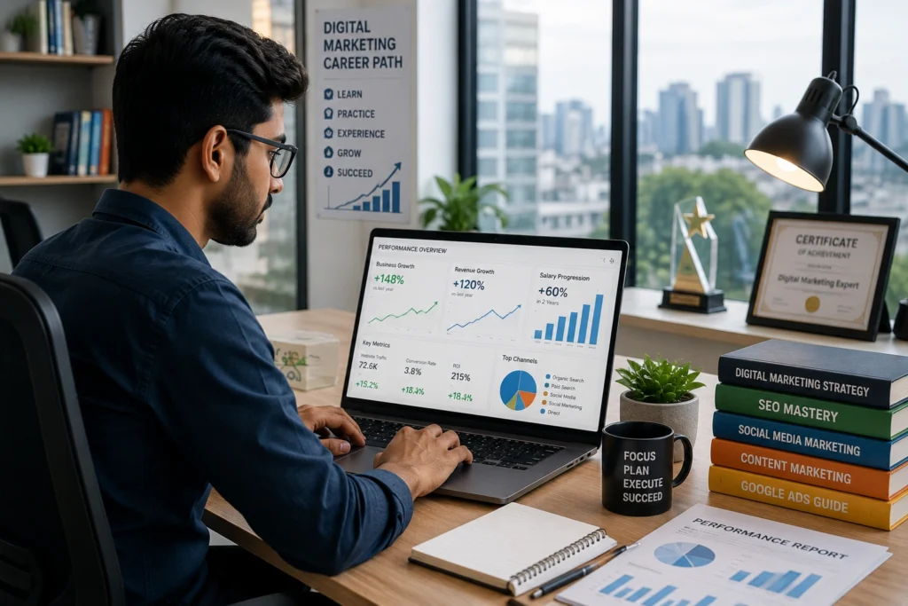 Digital Marketing Salary Growth After Course Completion