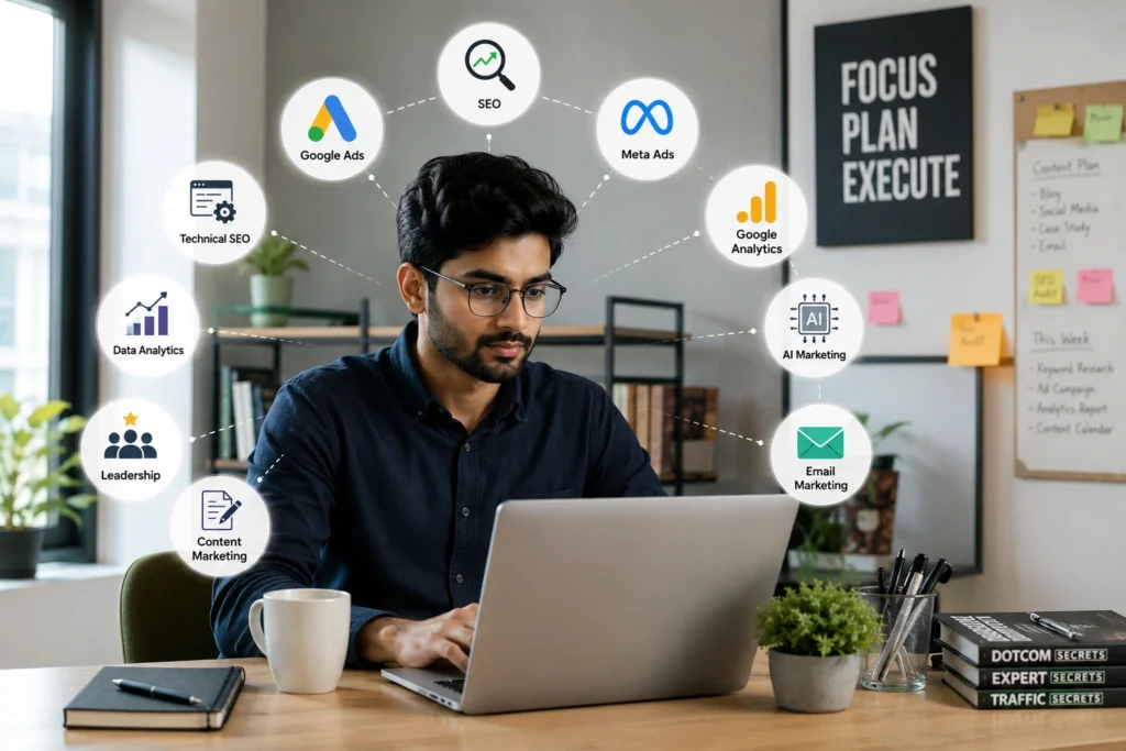 Skills required for high paying digital marketing jobs