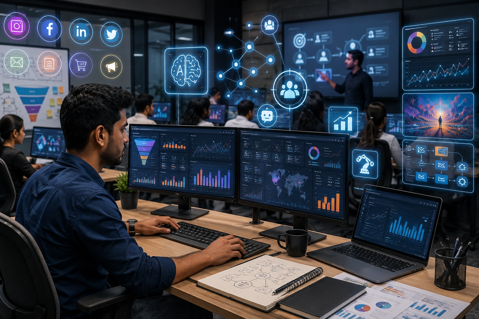 Platform-Wise Marketing Strategy at Digital Chaabi Academy