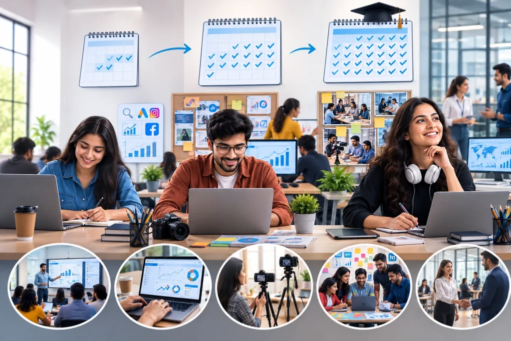 Importance of choosing the right digital marketing course duration.