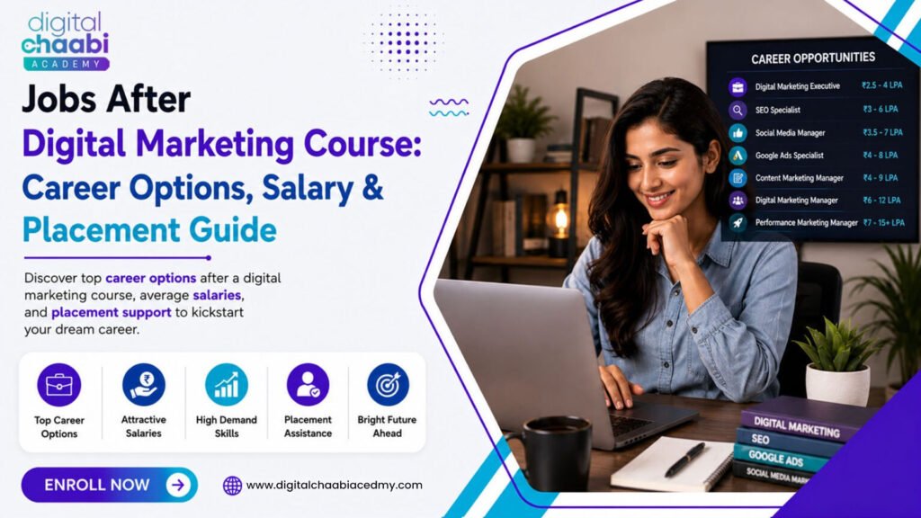 Jobs After Digital Marketing Course: Career Options, Salary & Placement Guide