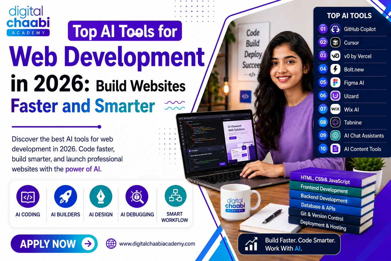 Top AI Tools for Web Development in 2026