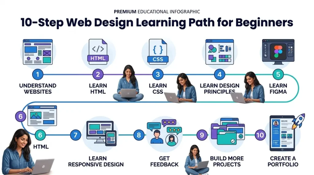 Step-by-Step Web Design Learning Path