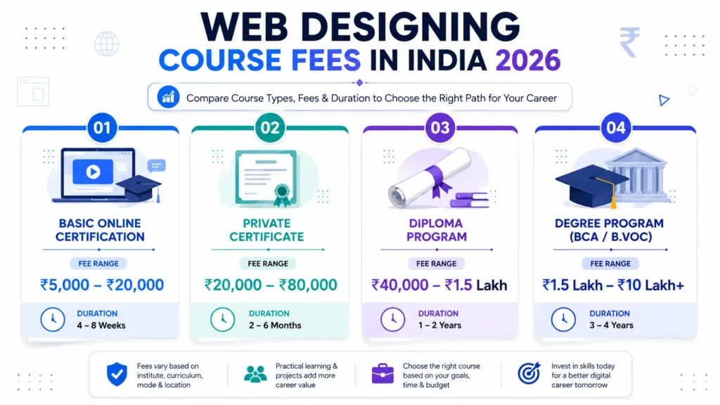 Web Designing Course Fees
