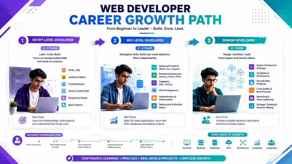 Web Developer Career Growth Roadmap
