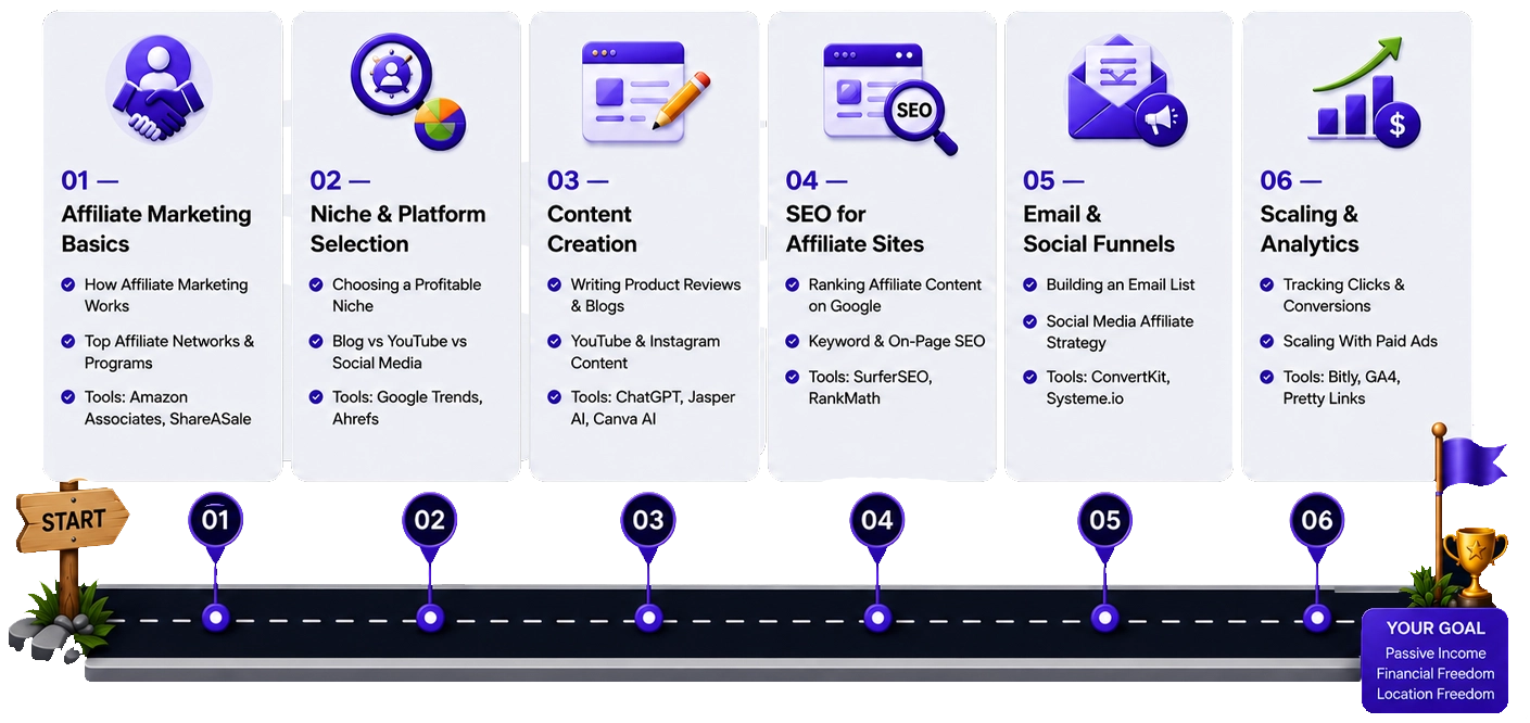 Affiliate marketing roadmap