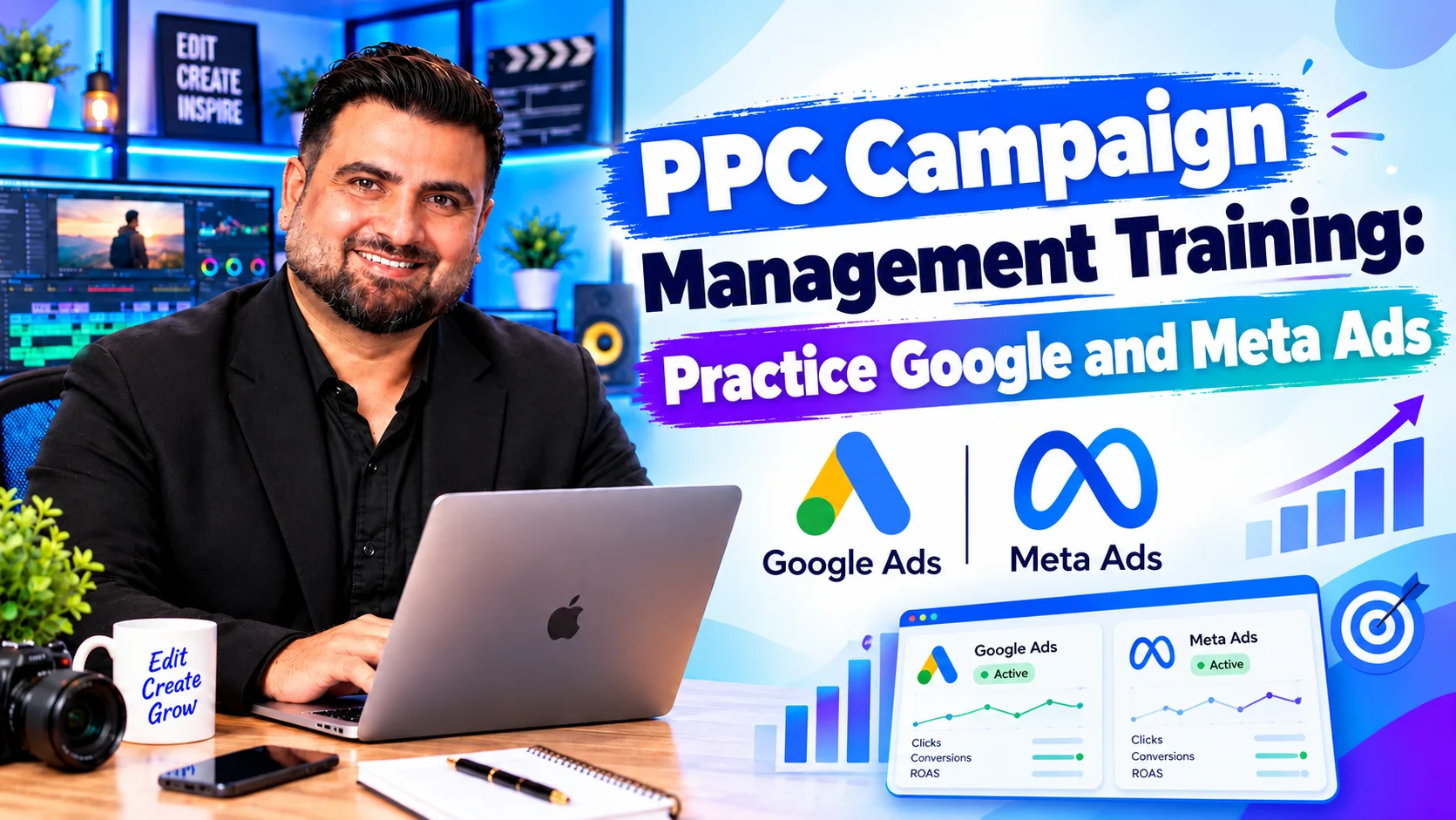 PPC Campaign Management Training Practice Google and Meta Ads