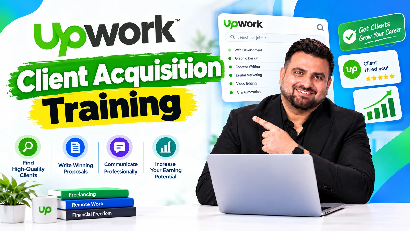 Upwork Client Acquisition Training Learn to Pitch and Win Freelance Projects