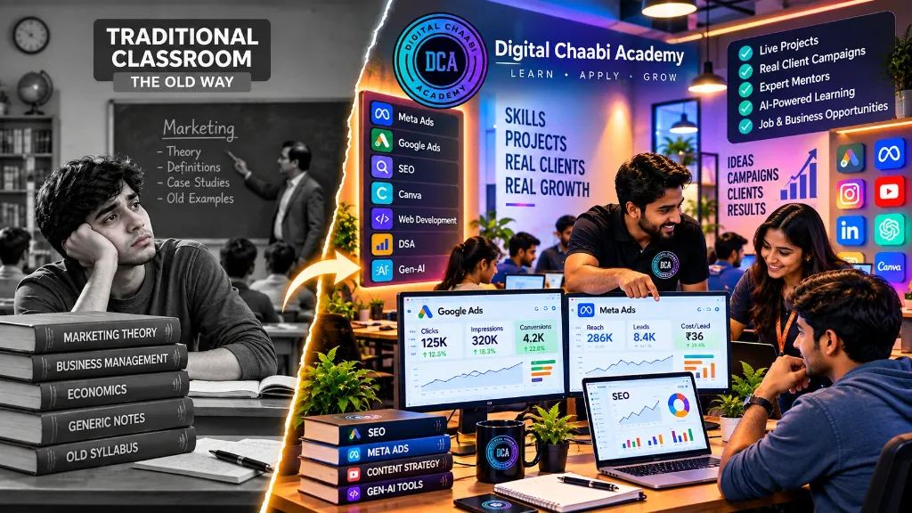 Best Digital Marketing Institute in Hisar - Digital Chaabi Academy Practical Training Lab